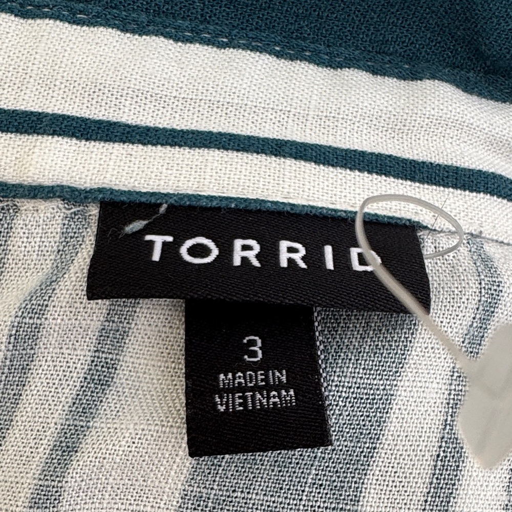 Torrid Blue and White Striped Maxi Dress - Picture 3 of 6